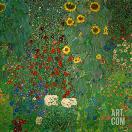 FARM GARDEN WITH SUNFLOWERS, C.1912